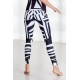 vivae-tiger-white/black-leggings